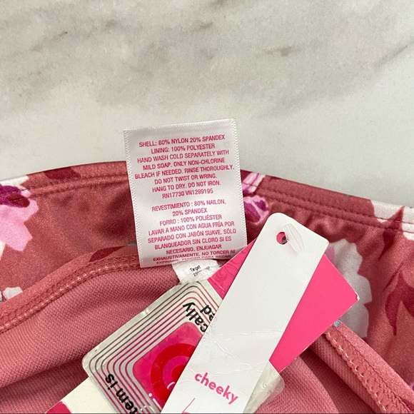 Xhilaration Floral Juniors' Cheeky Bikini Bottom - Picture 9 of 10